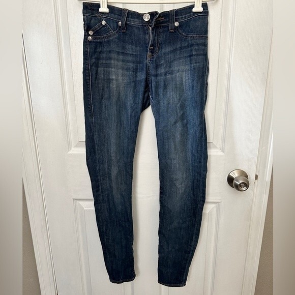 Rock & Republic Skinny Jeans Blue Denim Size 4 - Picture 1 of 10